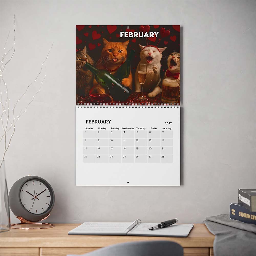 ๐บ๐ฑ 2027 Drunk Cats Calendar
