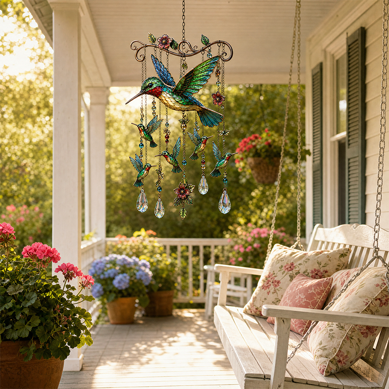 🐦🎐Last Day 49% OFF - 🐦🎐Graceful Hummingbird Wind Chime