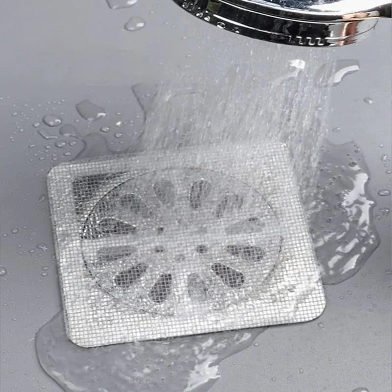 Disposable Drain Cover Stickers – Hair Catcher & Insect Blocker