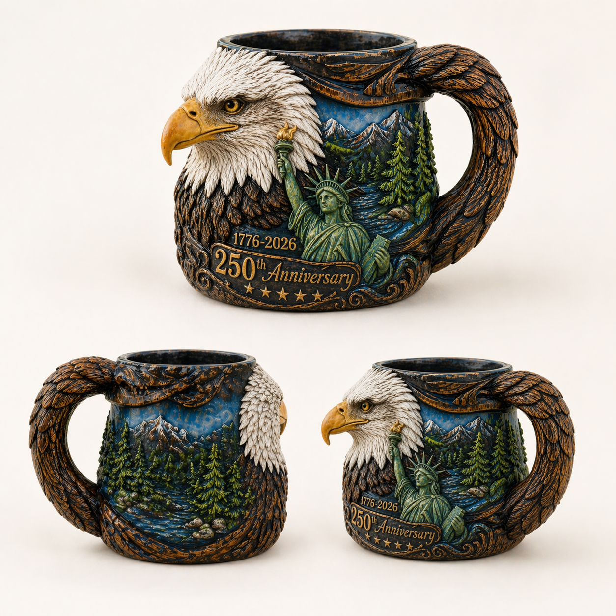 ๐ฅ๐๐ฆ
250th Anniversary Eagle Mug โ America 1776โ2026 Patriotic Keepsake Cup๐ฆ
๐๐ฆ