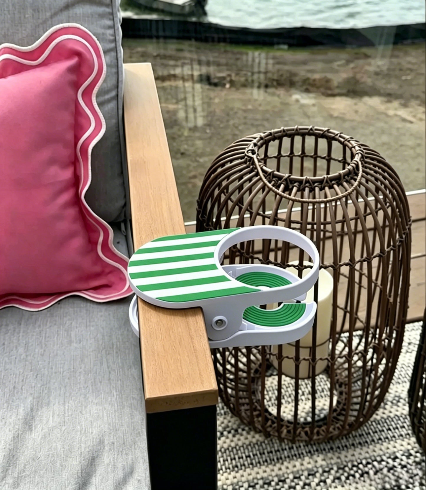 🏖️ Clip-On Drink Holder Set (2PCS) – Keep Your Beverage Within Reach🥤