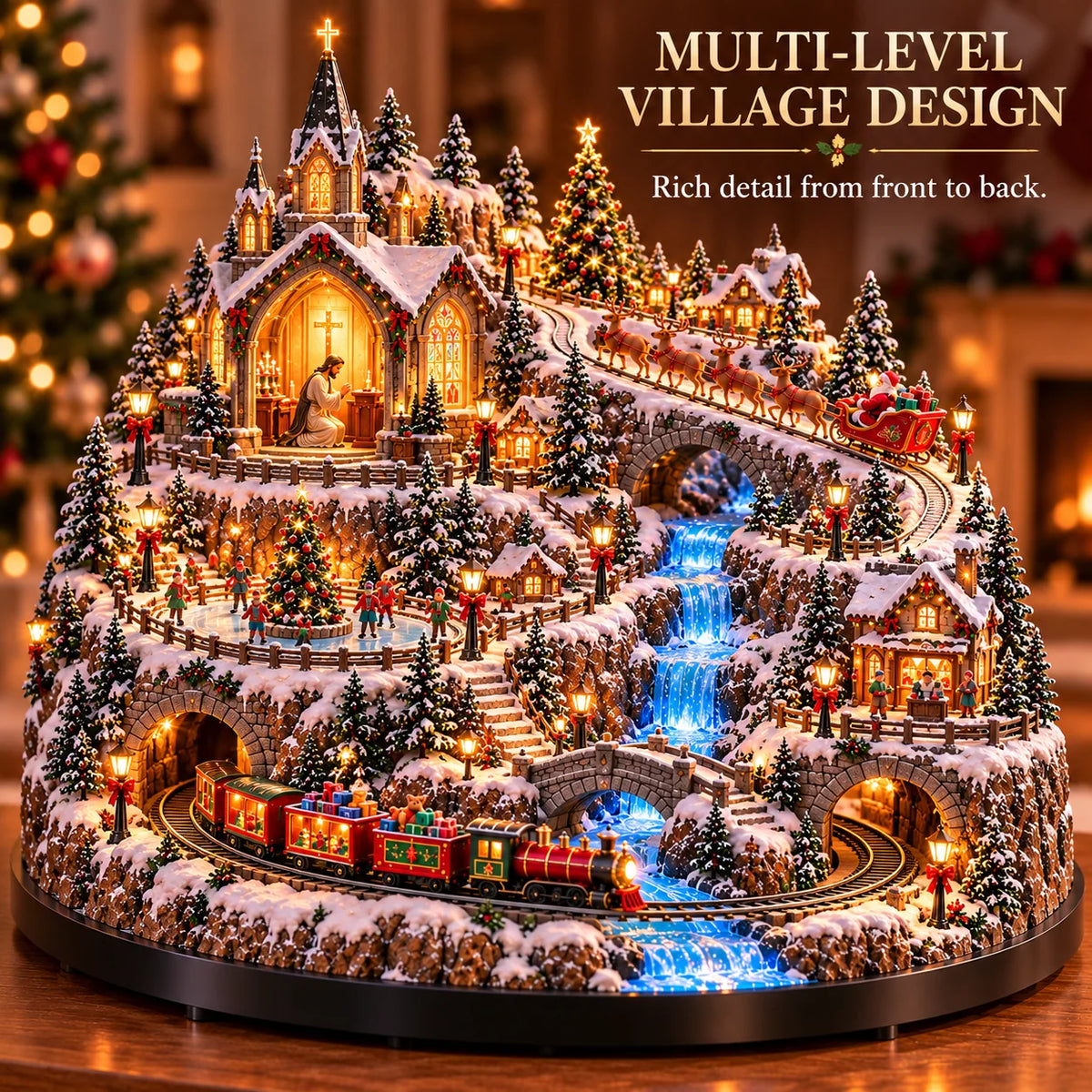 🎁Last Day 50% OFF🔥 Lighted & Animated Christmas Village Collection-✨