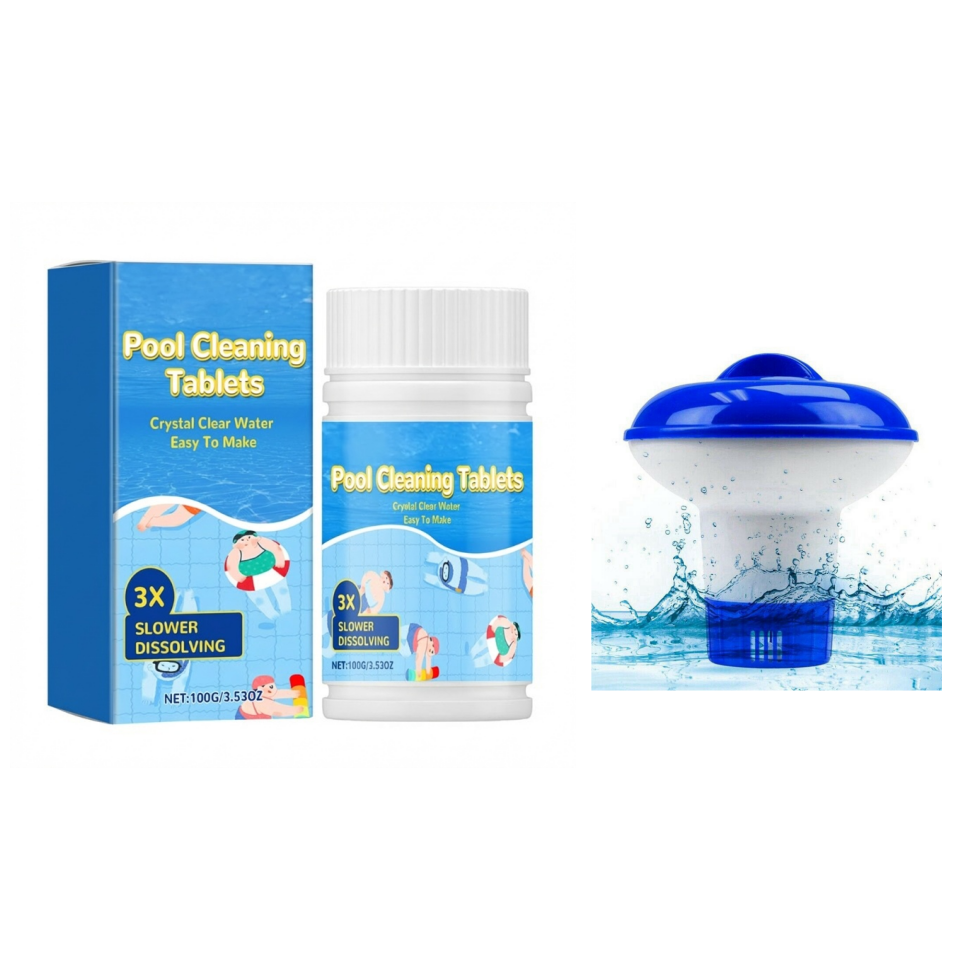 đââď¸Pool Cleaning Tablets for Crystal Clear Water