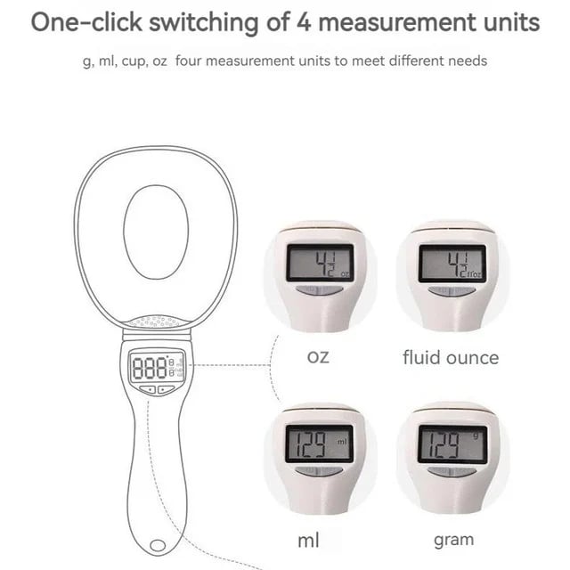 🔥Smart Measuring Spoon 🥄⚖️ Precision Cooking Made Easy! 🎂☕