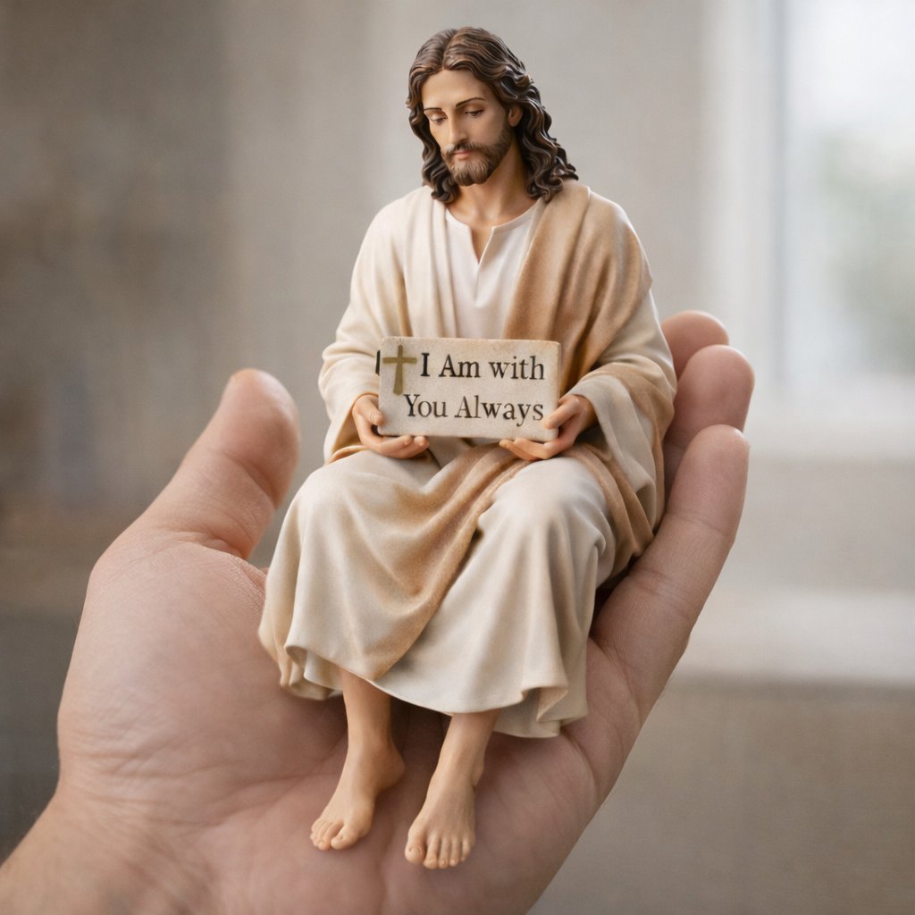 🔥100% Handcrafted Jesus Figurine✝️ - Handcrafted by U.S. Veterans