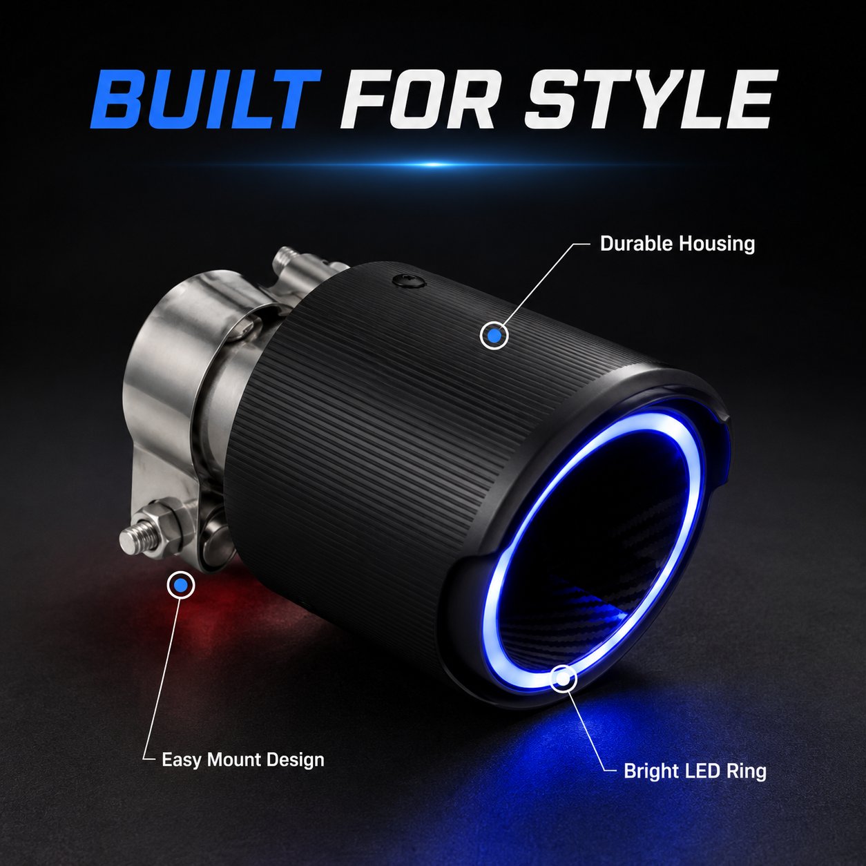 🔥 Last Day 49% OFF 🔥-fire-breathing illuminated Exhaust Pipe