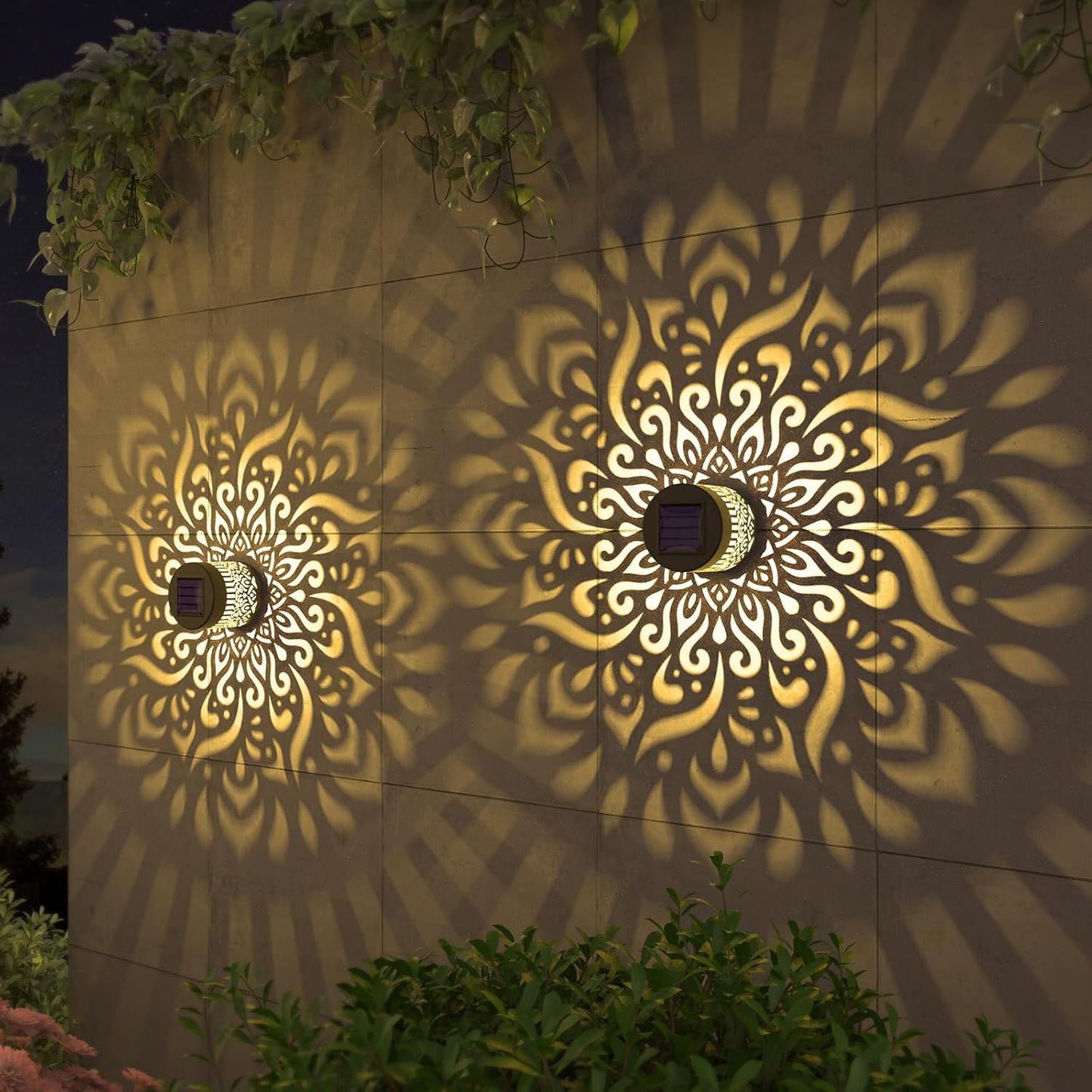 📢📢50% OFF !!!⏰Solar-Powered Mandala Projector Light