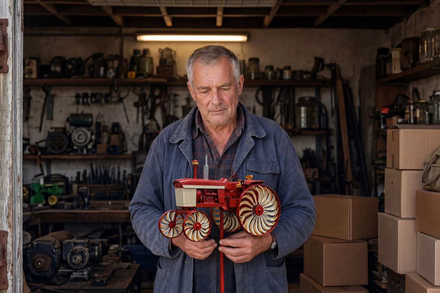 🏆Last Day Promo: 49% OFF -🚜Earl's Handmade Tractor Wind Spinner‑ 🇺🇸Buy 2 & Get FREE Shipping Today!