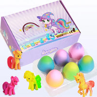 🦄Rainbow Unicorn Hatching Egg Set (6pcs Egg)