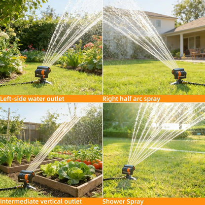 🔥2026 Hot Sale - 💦 360° Adjustable Oscillating Sprinkler – Full Coverage Lawn Watering System⚡