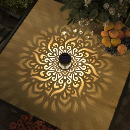 📢📢50% OFF !!!⏰Solar-Powered Mandala Projector Light