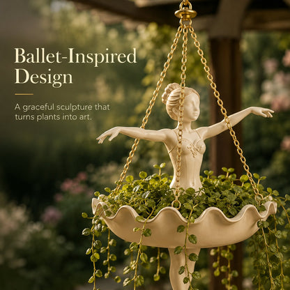 ⏰ LIMITED-TIME 59% OFF!🩰 Ballet Dancer Hanging Planter🌿