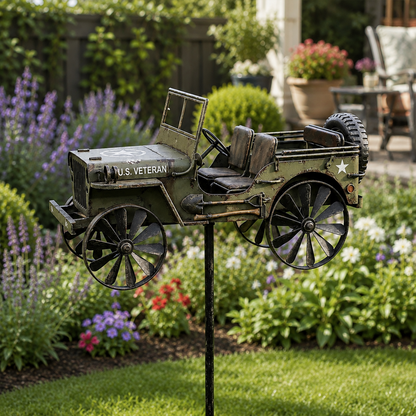 🏆Last Day Promo: 49% OFF 🚙‑Vintage Army‑Style Military Truck Wind Spinner‑ 🇺🇸Buy 2 & Get FREE Shipping Today!
