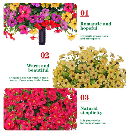 💐Outdoor/Indoor UV Resistant & Waterproof Artificial Flower Decor⏰ Limited-Time Offer🎁 Buy 3 Get 2 Free