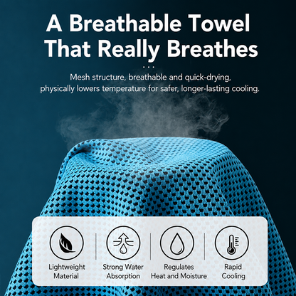 🧊Summer Instant Chill Cooling Towel | Portable Bottle Pack Heat Relief Towel For Gym, Hiking & Outdoor