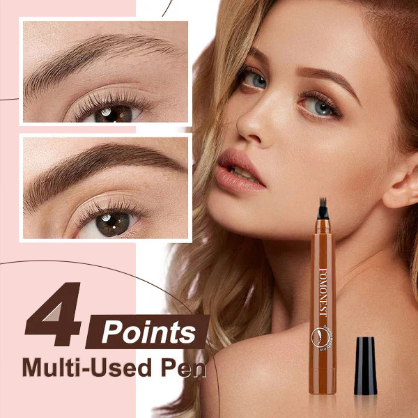 🎁Buy 1 Get 1 Free🔥Waterproof Four-tip Beard and Eyebrow Pen——Easy to Use for Beginners