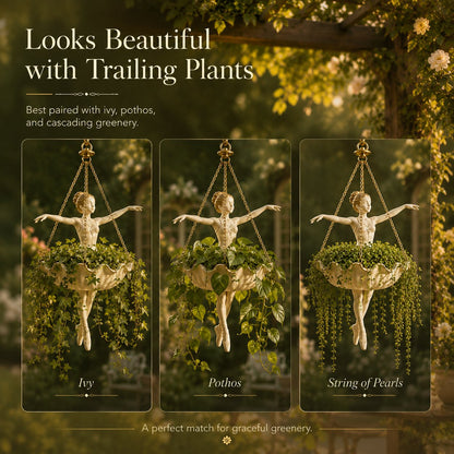 ⏰ LIMITED-TIME 59% OFF!🩰 Ballet Dancer Hanging Planter🌿