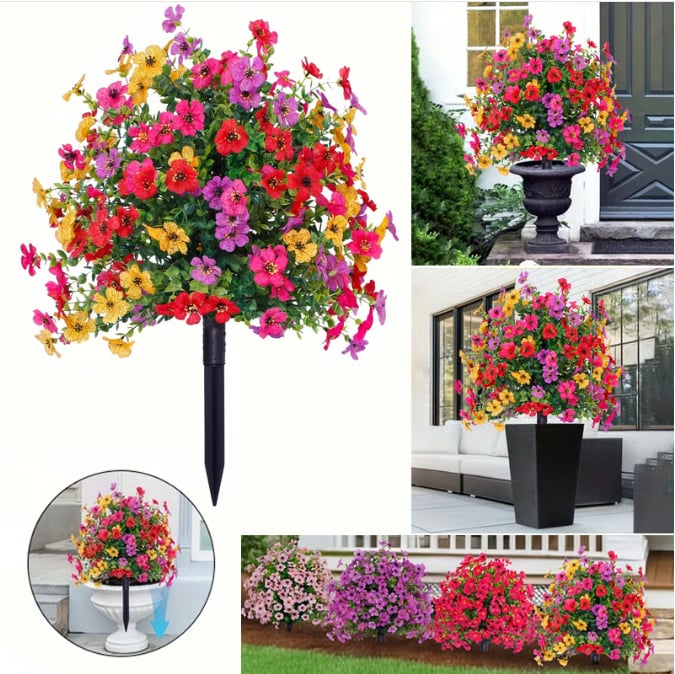 🔥🔥🔥Last Day! 75% Off Outdoor/Indoor UV Resistant & Waterproof Artificial Flower Decor🌸