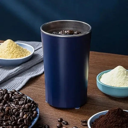 ☕20s Fast Portable Electric Grinder - Multi-Purpose Food Grinder for Coffee Beans, Grains & Spices