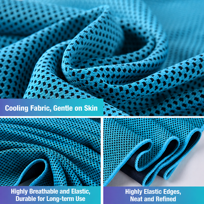 🧊Summer Instant Chill Cooling Towel | Portable Bottle Pack Heat Relief Towel For Gym, Hiking & Outdoor