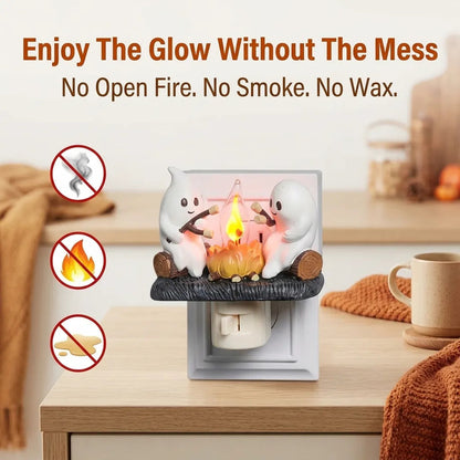 Ghost Campfire Halloween Night Light – Create A Cozy Magical Autumn Glow For Your Home-Last Day Sale-50% OFF🔥