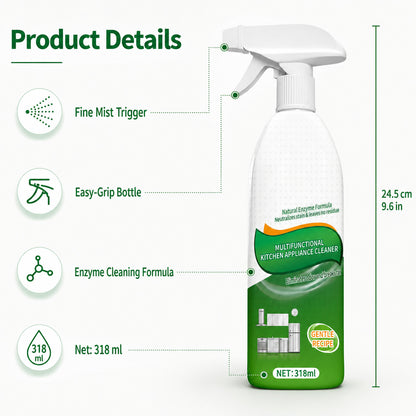 💥LAST DAY SALE 79% OFF💥Kitchen Spray Cleaner and Degreaser for Kitchens,Counter tops,Ovens,and Appliances