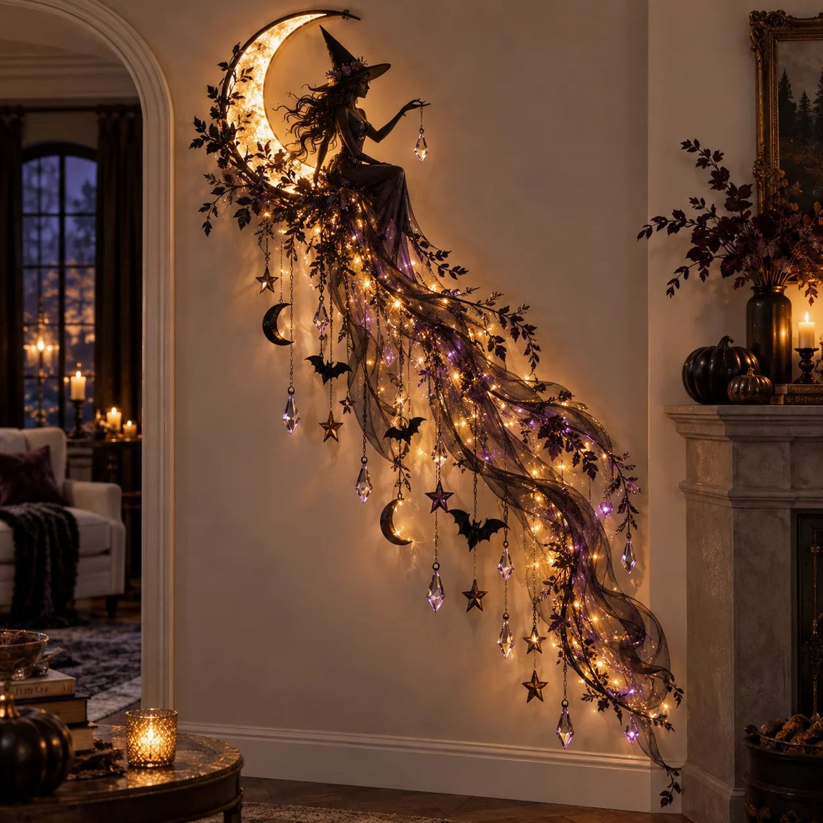 ✨49 % Rabatt✨ Elegante Kollektion von Halloween-Wandleuchten mit Wasserfall-Effekt