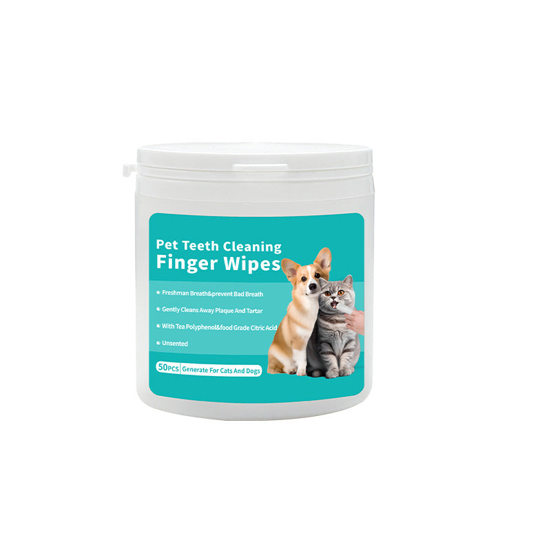 🔥🔥Natural Pet Dental Finger Wipes🦷