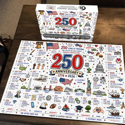 🧩 Patriotic America Jigsaw Puzzle 1000 Pieces 🎁Buy 2 Free Shipping