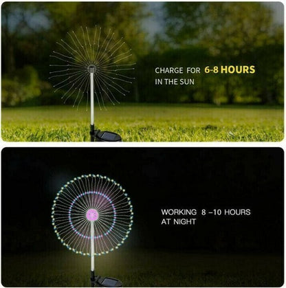 [NEW IN]- Waterproof  Solar Garden  Fireworks Lamp 🎆🎆🎆