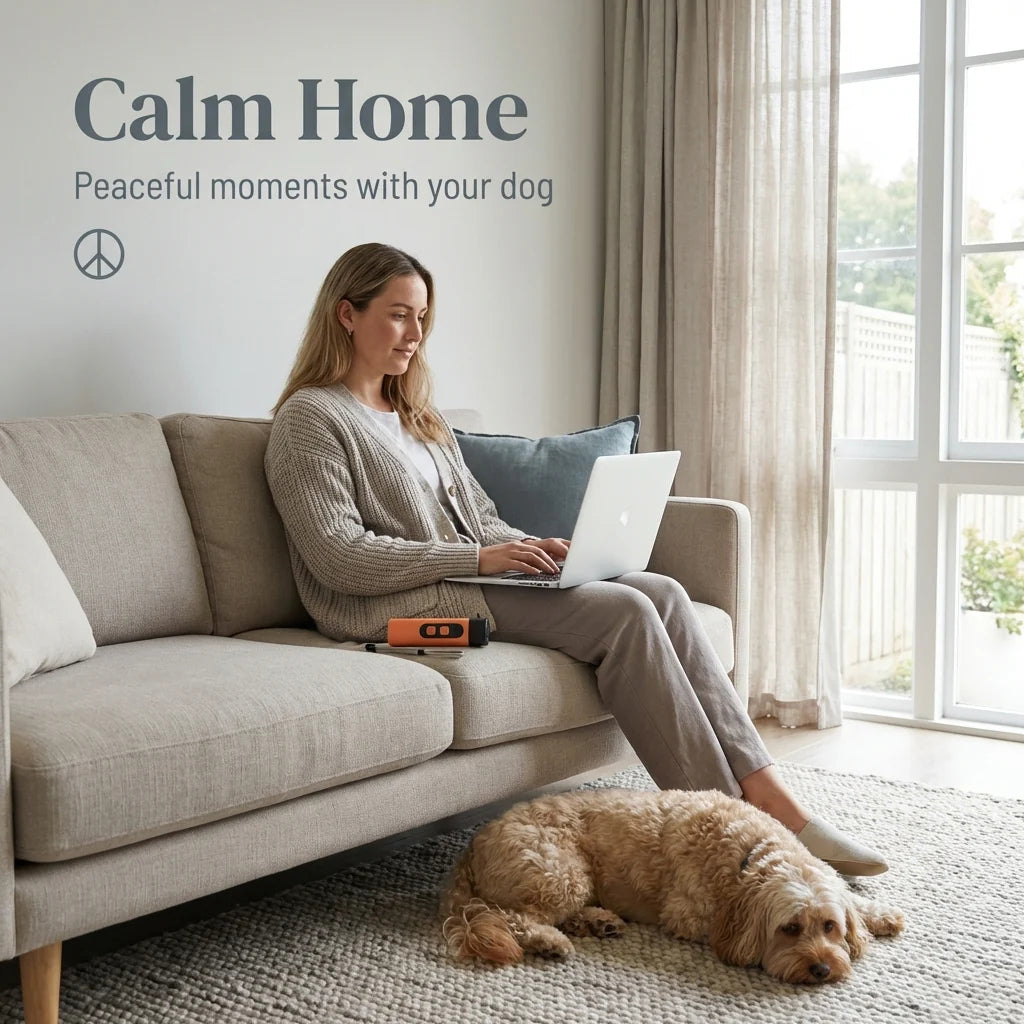 ✅🐶 Safe Ultrasonic Dog Training Device - Multi-Frequency Anti-Bark & Behavior Corrector with Dual LED 💡