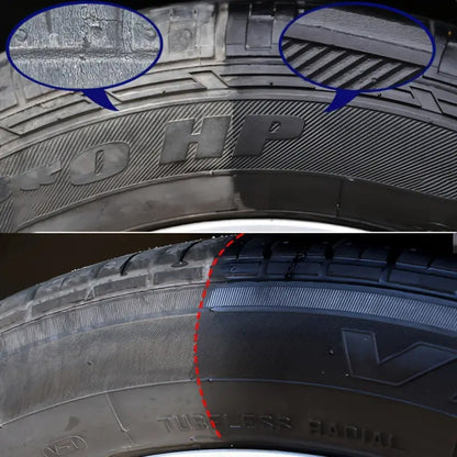 ✨ Tire wax – restores black gloss, blocks UV, repels dirt. Easy & quick!