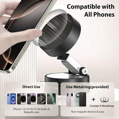 Vacuum Magnetic Suction Phone Holder