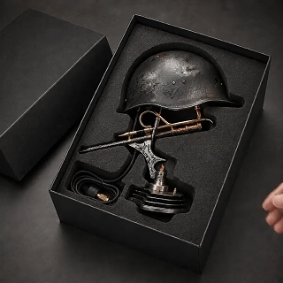🏆Last Day Promo: 49% OFF 🪖‑War Relic Vintage Helmet Table Lamp‑ ✈️Buy 2 Free Shipping Today !