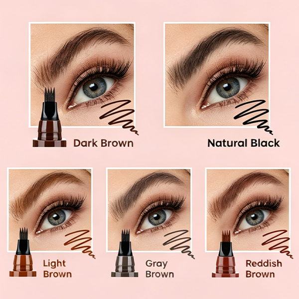 🎁Buy 1 Get 1 Free🔥Waterproof Four-tip Beard and Eyebrow Pen——Easy to Use for Beginners