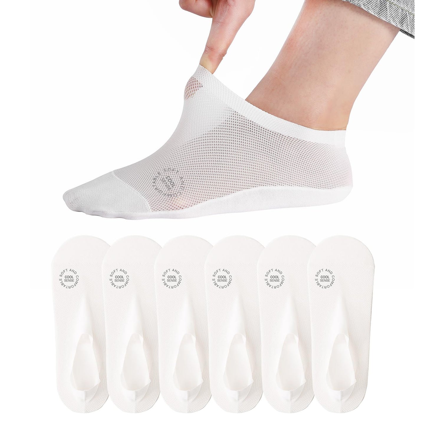 🚨TODAY ONLY 47% OFF –🧦 No Slip No Smell Invisible Socks🔥 (BEST SELLER)