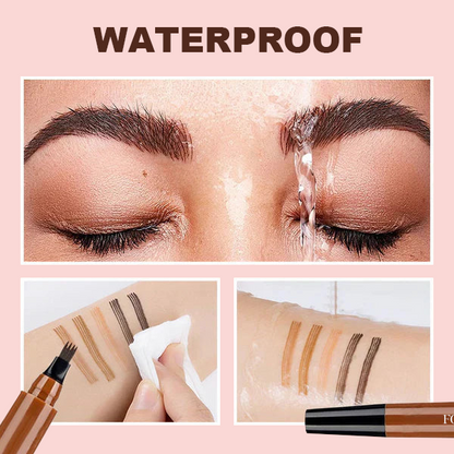 🎁Buy 1 Get 1 Free🔥Waterproof Four-tip Beard and Eyebrow Pen——Easy to Use for Beginners
