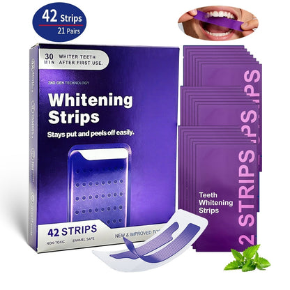 🦷✨Purple Teeth Whitening Strips