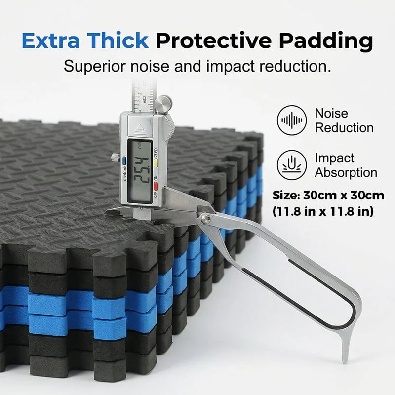 🧩💪 Non-Slip EVA Foam Puzzle Play Mat Set – High-Density, Shock-Absorbing & Waterproof – Gym, Yoga or Kids' Play Area 🏋️