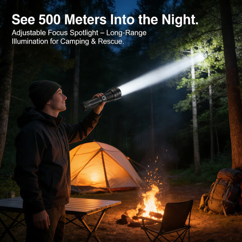 ✨Rechargeable LED Flashlight - High Lumen, Waterproof, Ultra Bright Flashlight for Emergencies