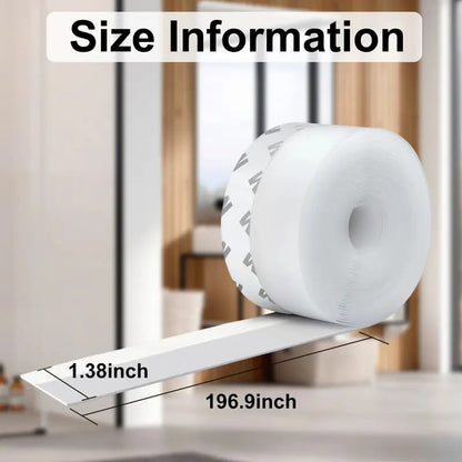 🔥LAST DAY SALE 49% OFF-16.4Ft Door Weather Stripping | Adhesive Draft Stopper Seal Strip for Doors, Windows & Shower Doors