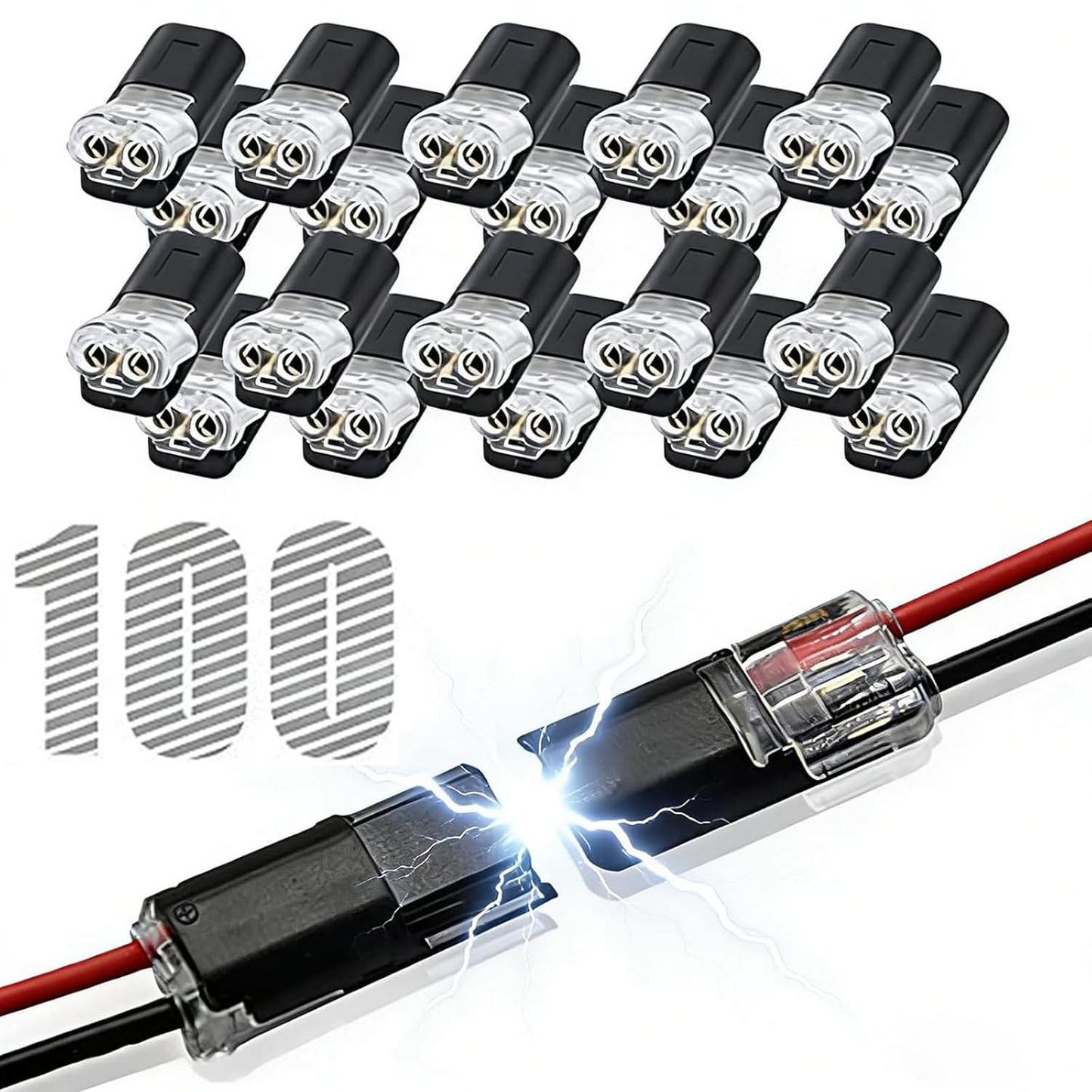 Double-Wire Plug-in Connector Led Light Strip Connectors 1/2/3Pin 🔌🔌🔌