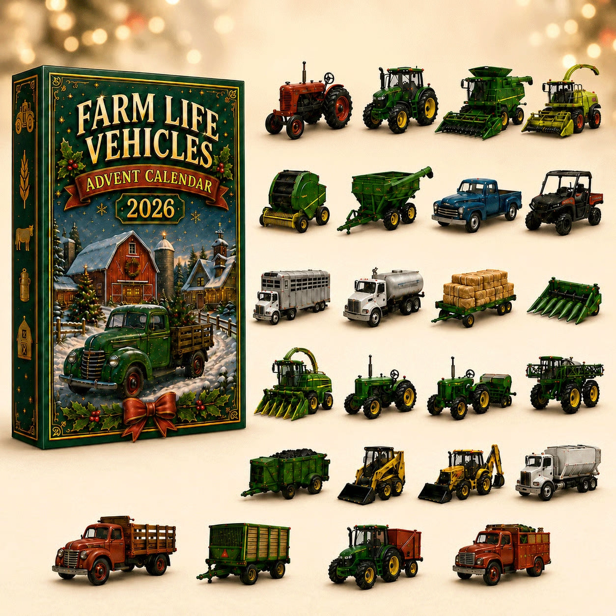 🏡🌾 The Farm Life We Remember – 24-Day Christmas Advent Calendar 🎄🚜