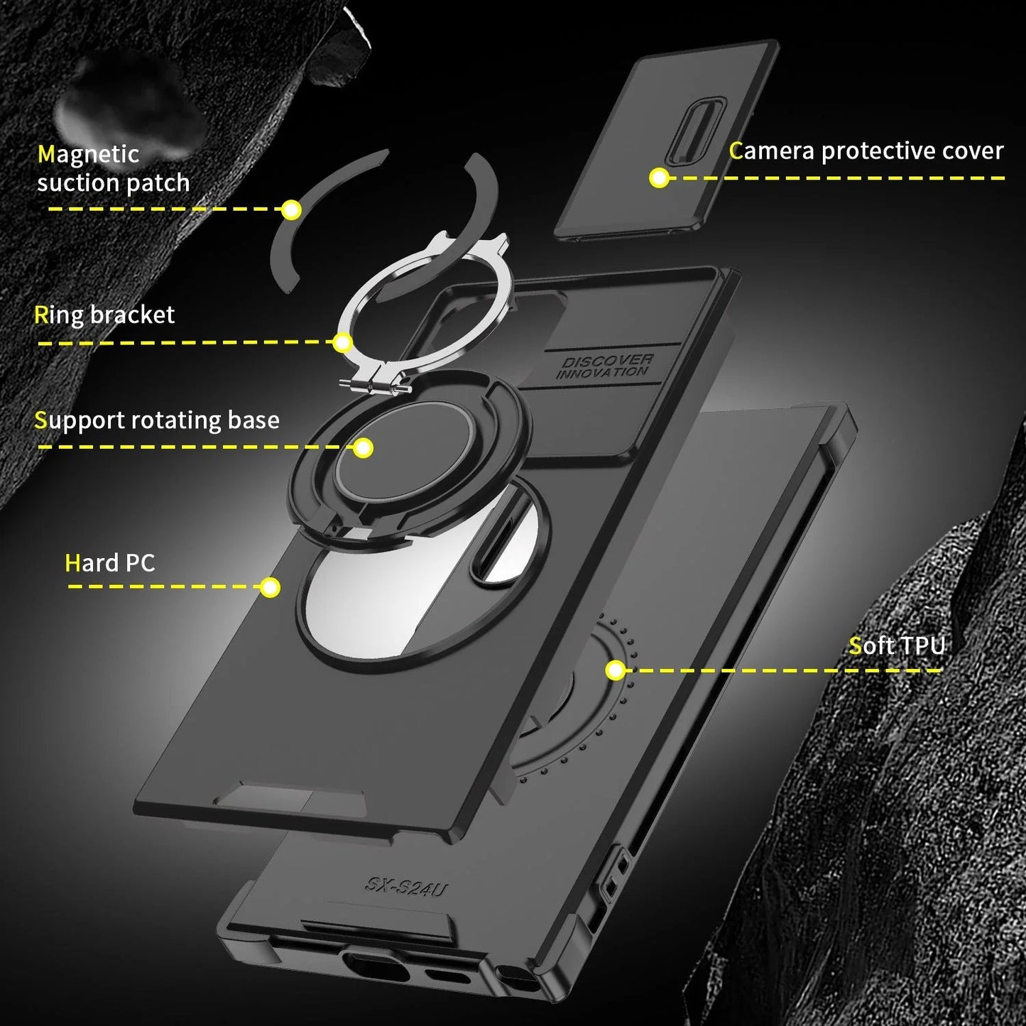 📱Measurable Premium Armor Kickstand Case for Samsung Galaxy S Series