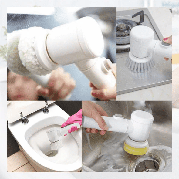 Magic Electric Cleaning Brush | Cordless Rotary Scrubber 🧽