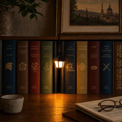 Ghost Bookshelf Lantern
