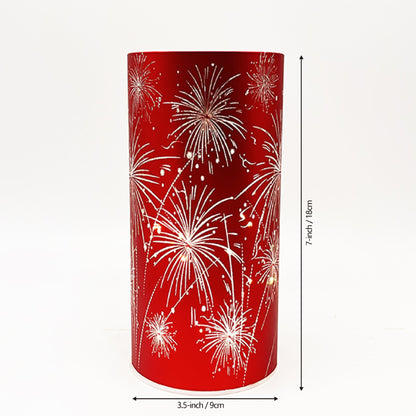 Celebration Firework Lanterns – Premium Patriotic Red, White & Blue Trio