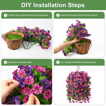 🔥Last Day 75% OFF--🌺UV Resistant Hanging Artificial Morning Glory Vine 💖