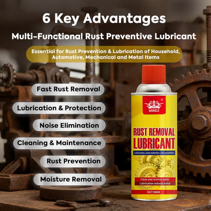 🔥Anti-Rust Lubricant Spray & Rust Remover