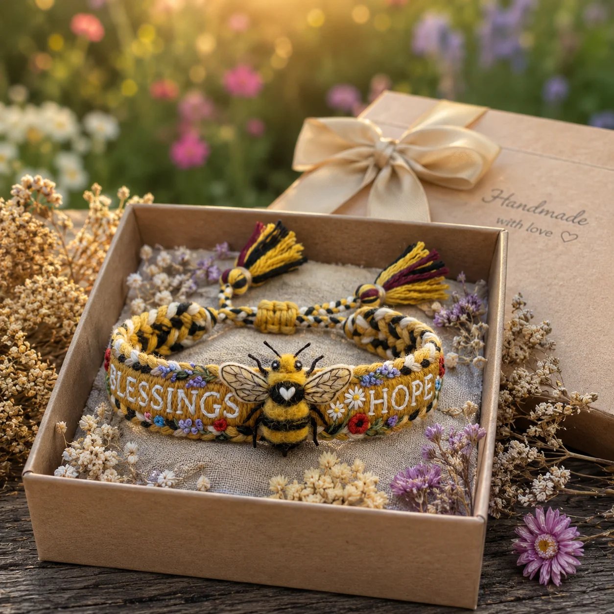 🌼 Blessings & Hope 🐝 2026 Limited Edition Handmade Woven Bracelet